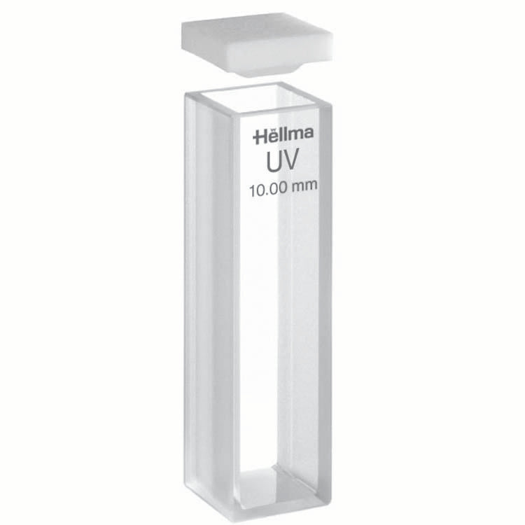 UV quartz cuvette with 2 polished windows and 100 lightpath